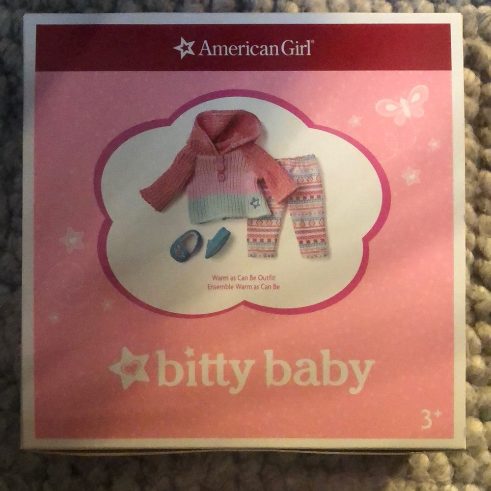 Brand new American Girl Doll Bitty Baby “Warm as Can Be” Outfit